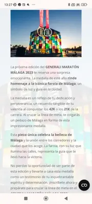 Generali Maratón Málaga android App screenshot 4